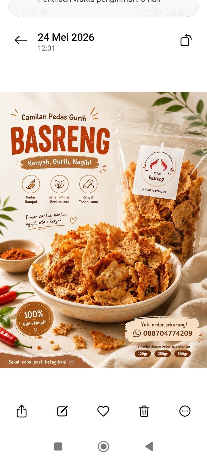Basreng Sejahtera Dorang