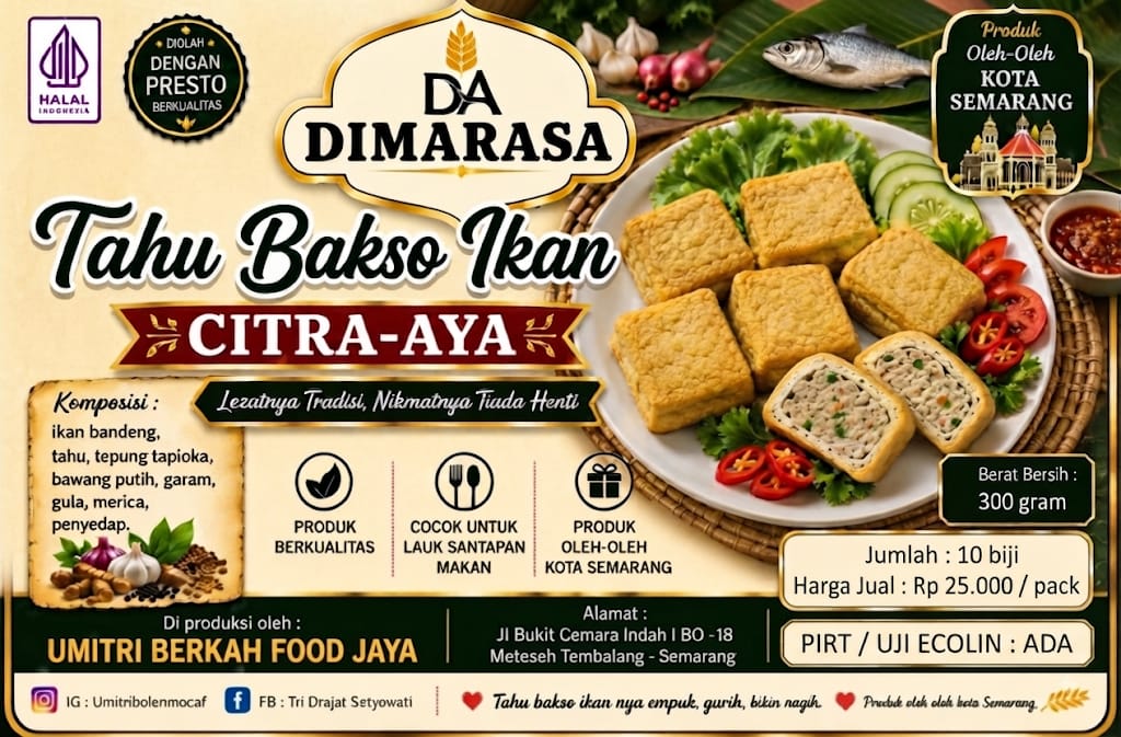 Tahu Baso Ikan CITRA-AYA Sugih Barokah