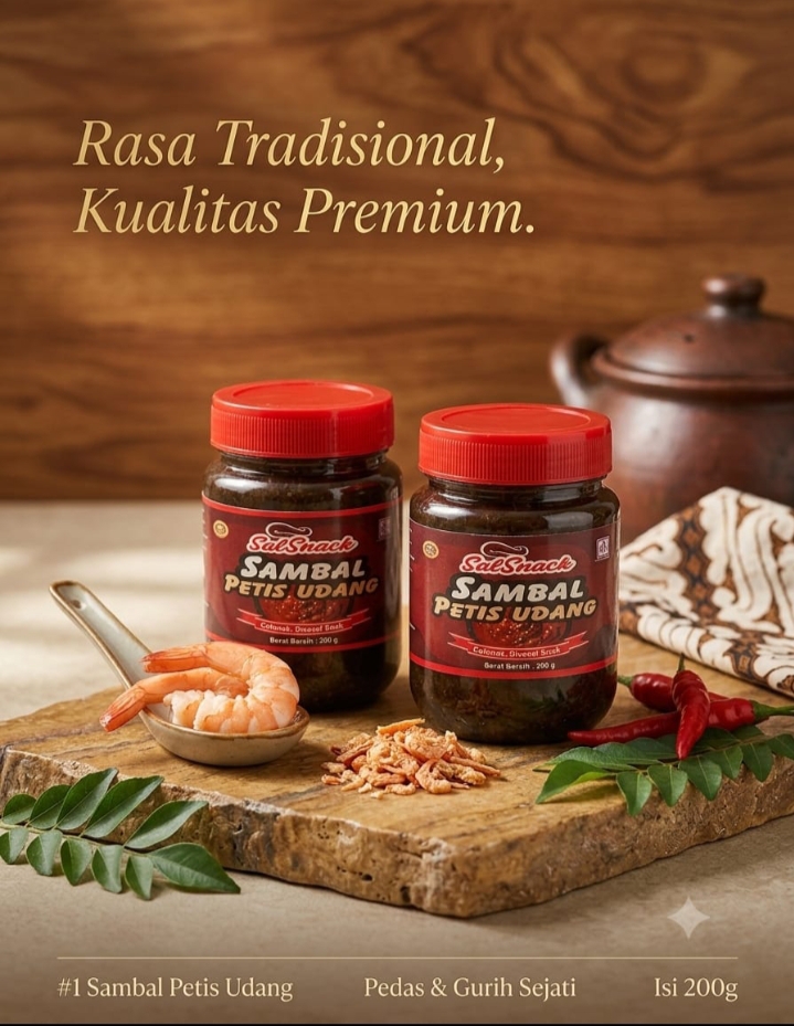 Sambal Petis Udang Salsnack Mukti Jaya