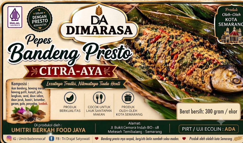 Pepes Bandeng Presto CITRA-AYA Sugih Barokah