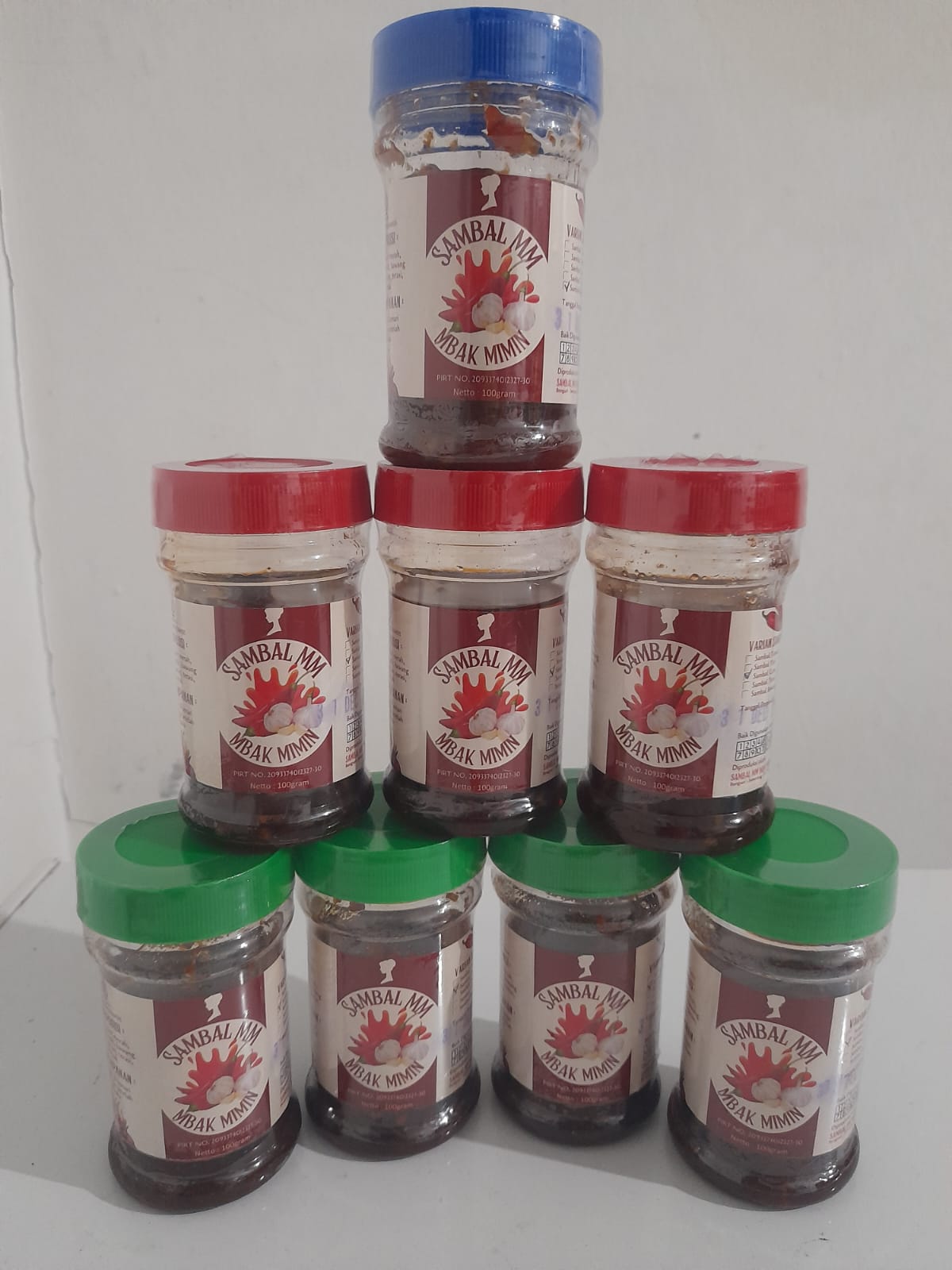 Sambal Cumi, Cakalang ,Teri & Bawang Ulam Berkah Bongsari