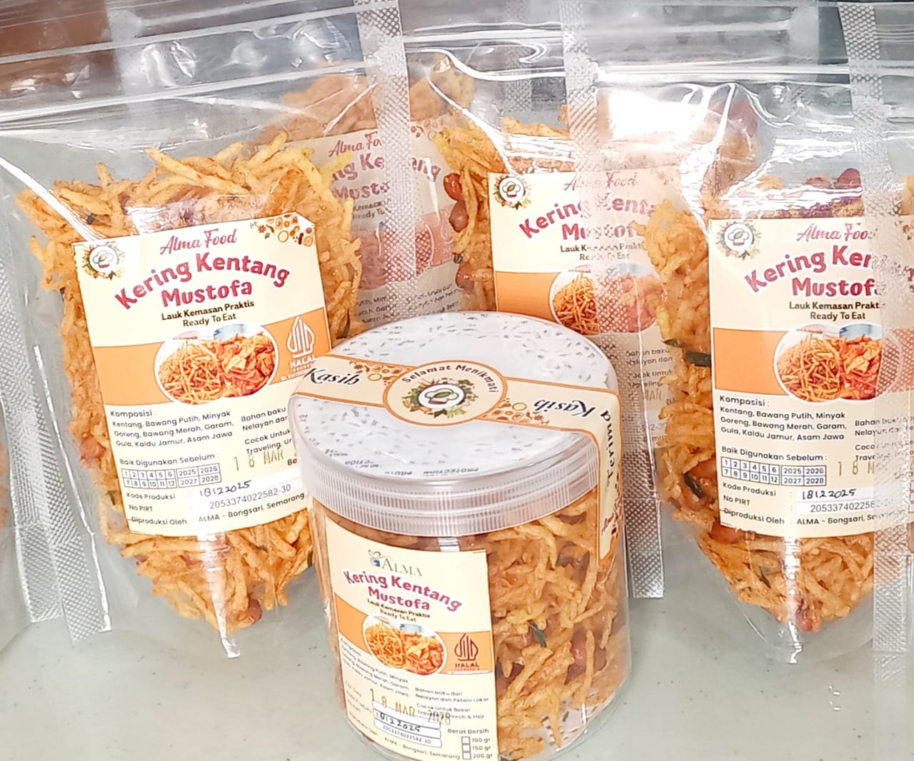 Kering Kentang Teri Mustofa Ulam Berkah Bongsari