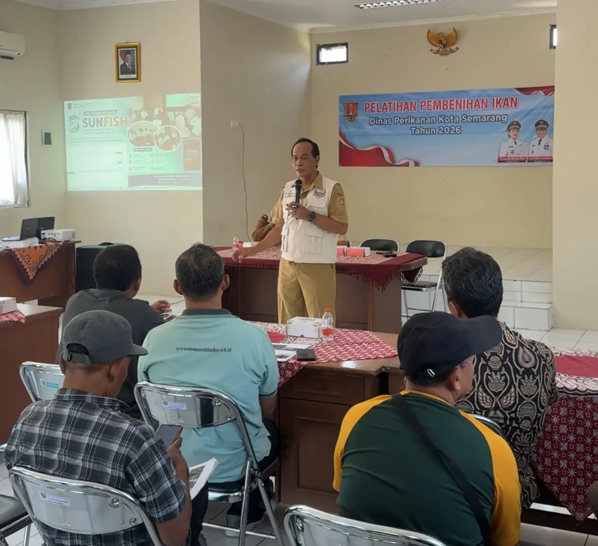 Tingkatkan Kompetensi Pembudidaya, Dinas Perikanan Kota Semarang Gelar Pelatihan Pembenihan dan Budidaya di BBI Mijen